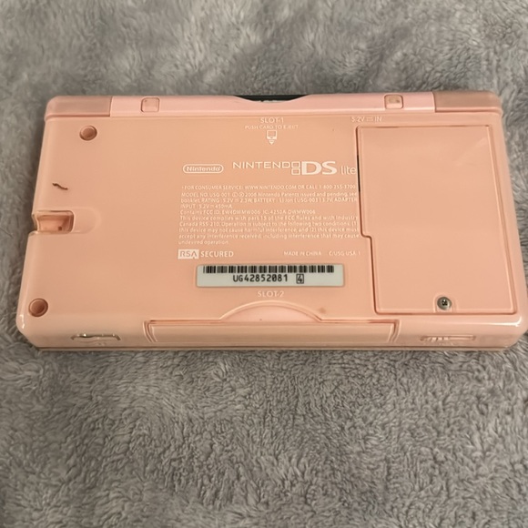 *SUPER RARE* 2007 Nintendo DS Lite pastel pink. Authentic. - Picture 2 of 4